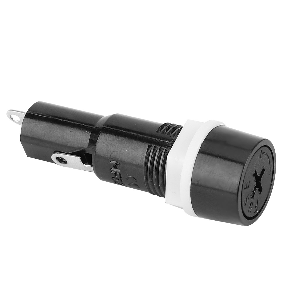 20 Stück Sicherungshalter Mf-527 5x20mm Sicherungsgehäuse Schwarz Sicherungsschutzgehäuse