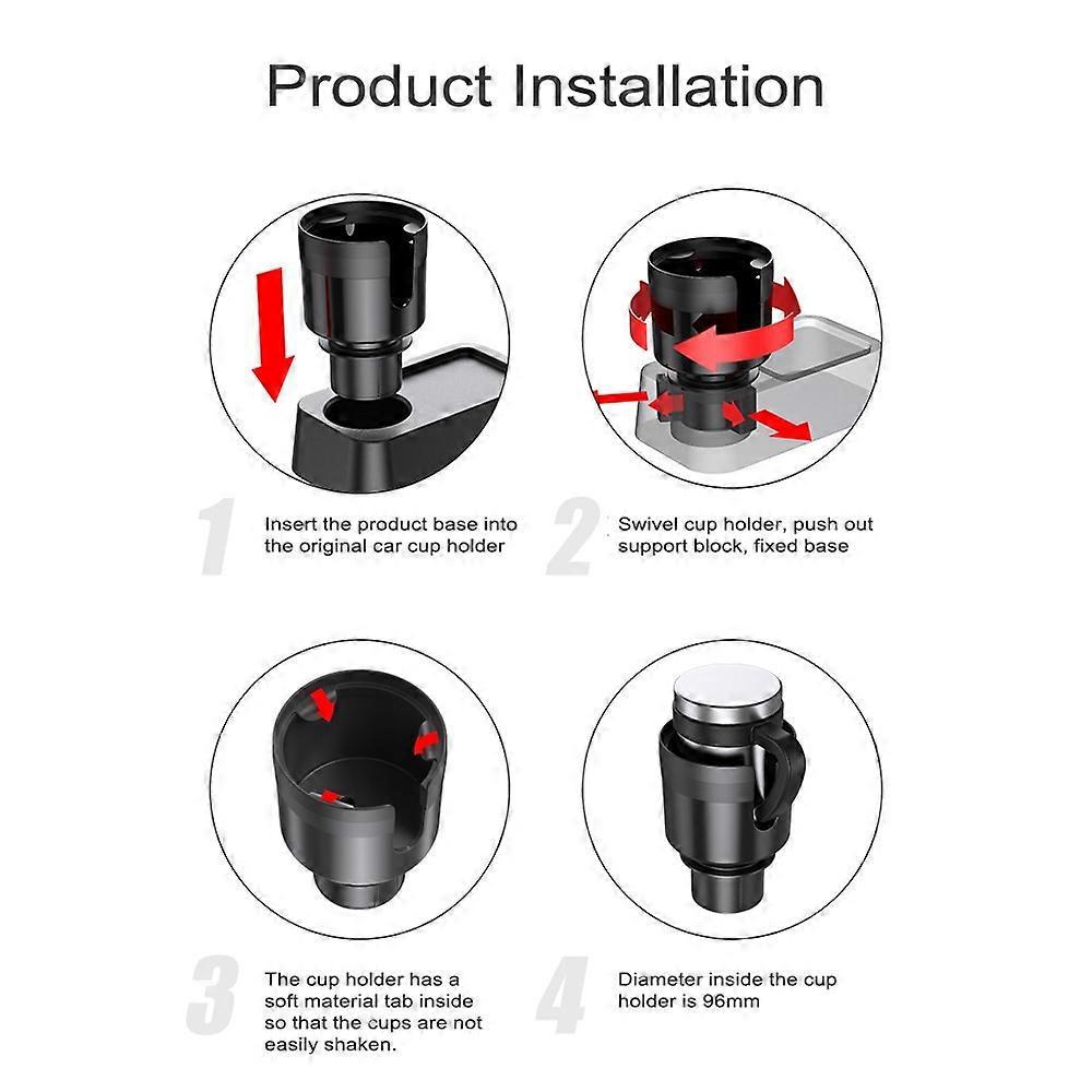 Erweiterung Für Getränkebecher Im Auto, Adapter Zur Verlängerung Von Kaffeeflaschen Und Tassen