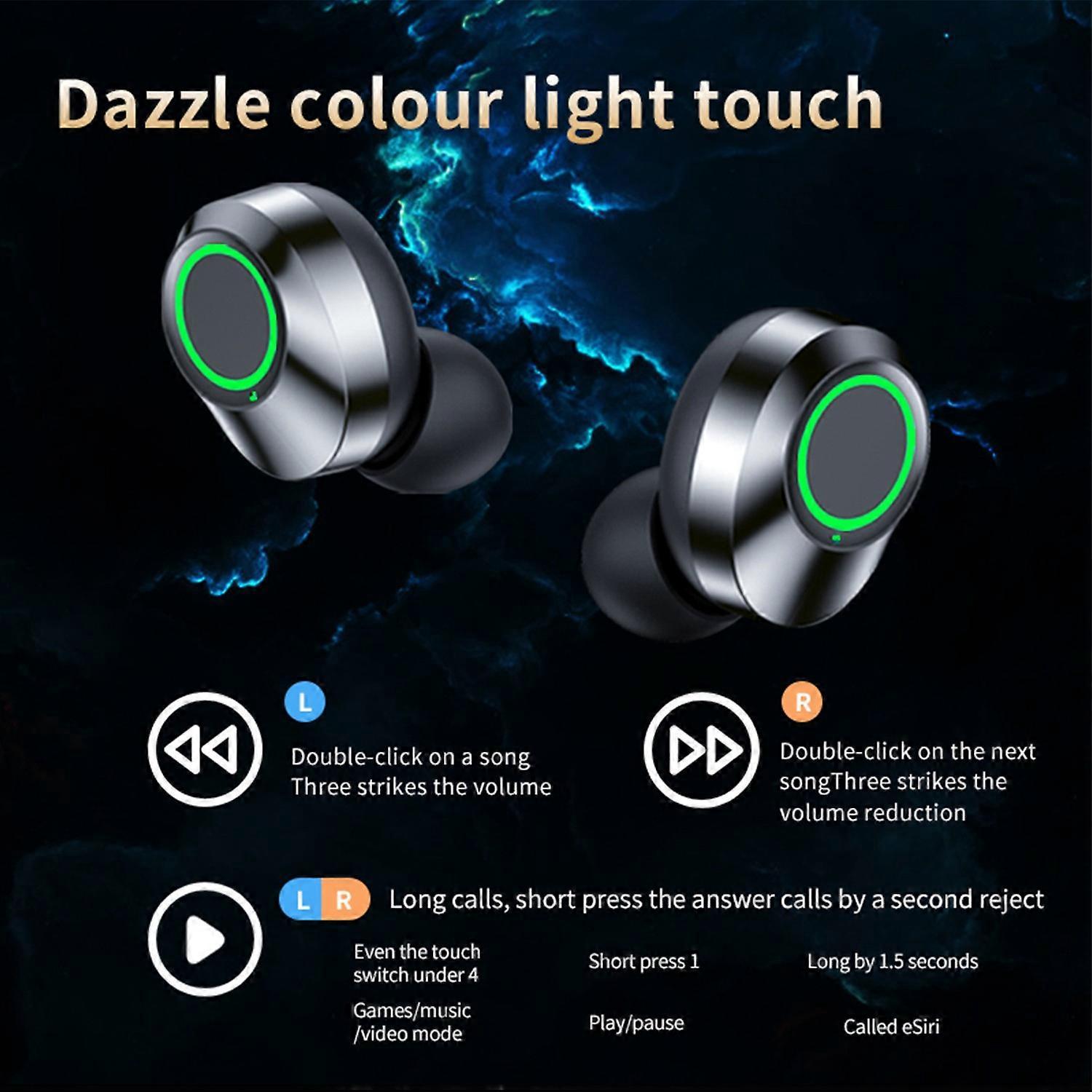 Kabellose Bluetooth 5.3-kopfhörer Mit Geringer Latenz, Gaming-headset, Sport-, Musik- Und Filmmodus, Geräuschunterdrückung
