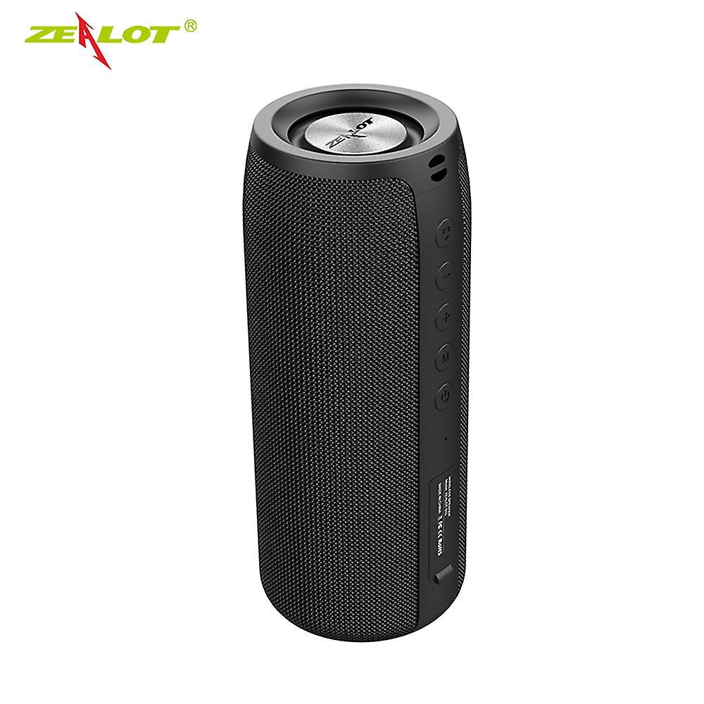 Zealot S51 Schwarzer Tragbarer Bluetooth-lautsprecher Für Den Außenbereich, 10 W, Tws-verbindung, Hohe Klangqualität, Ipx5 Wasserdicht, 8