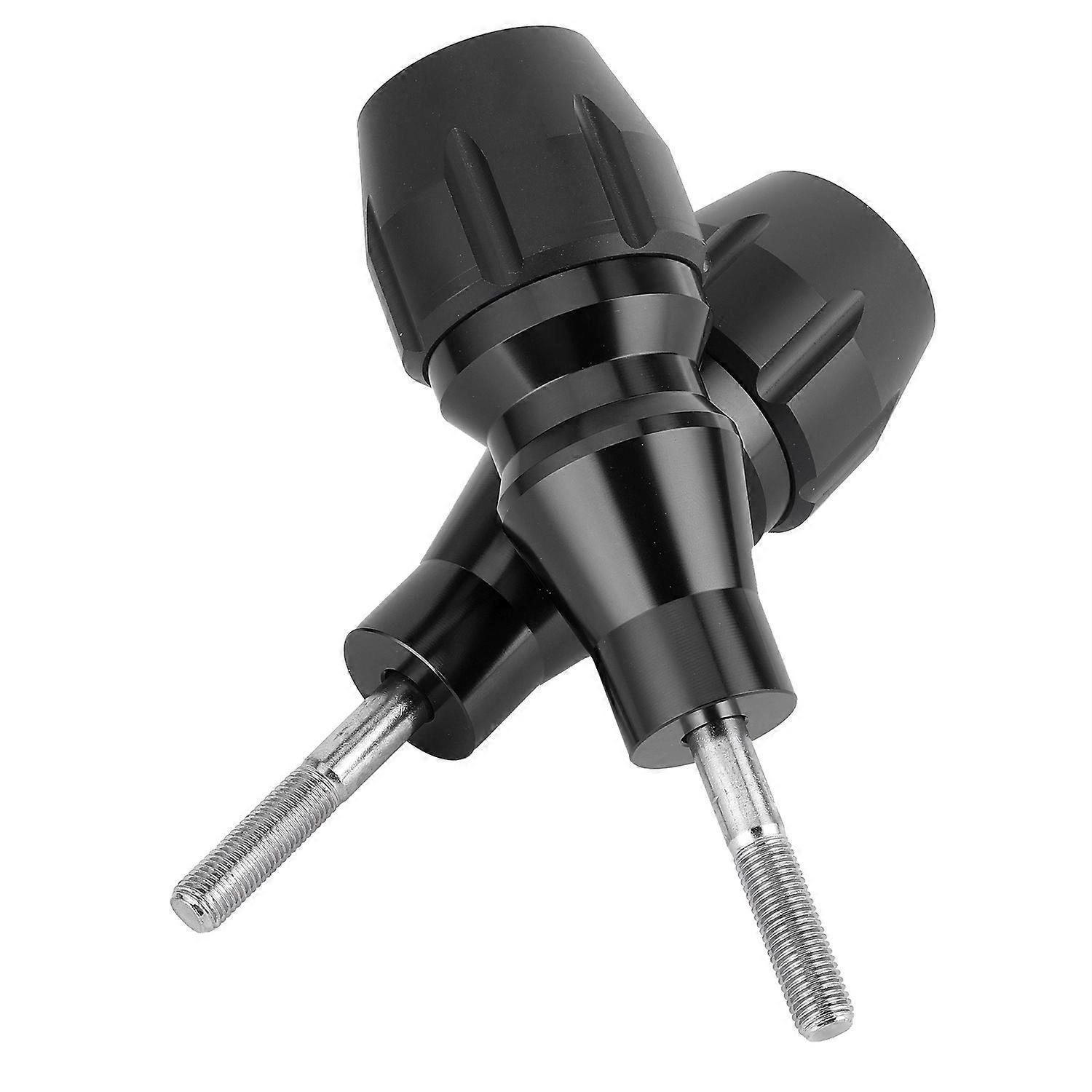 Universeller Motorrad-auspuff-sturzpad, 10 Mm, Schutzrahmen-slider, Edelstahl, Schwarz
