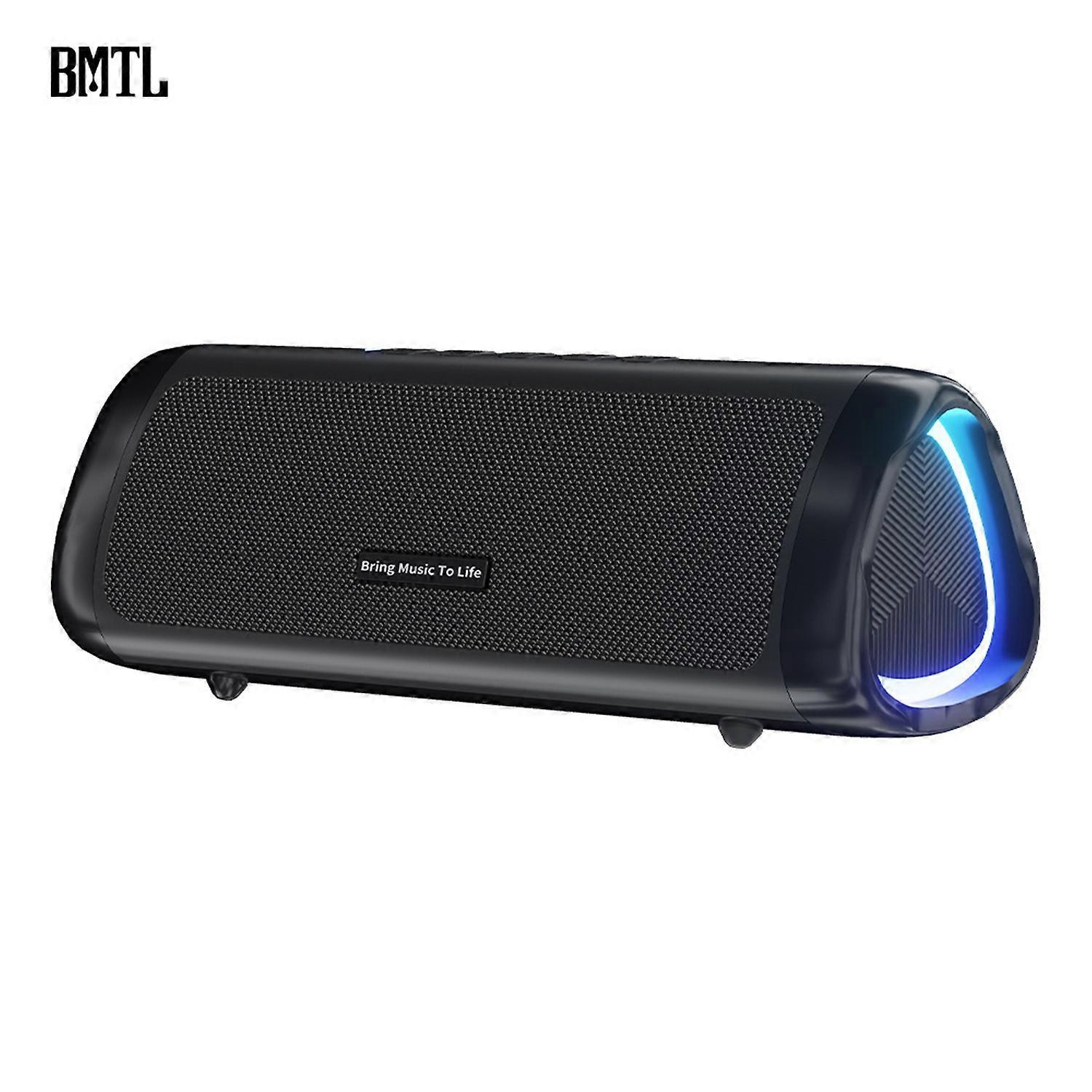 Bluetooth-lautsprecher Mit Klarem Klang, Kabelloser Stereo-lautsprecher, 2 Integrierte Lautsprecher, Led-beleuchtung, Ipx6 Wasserdicht.