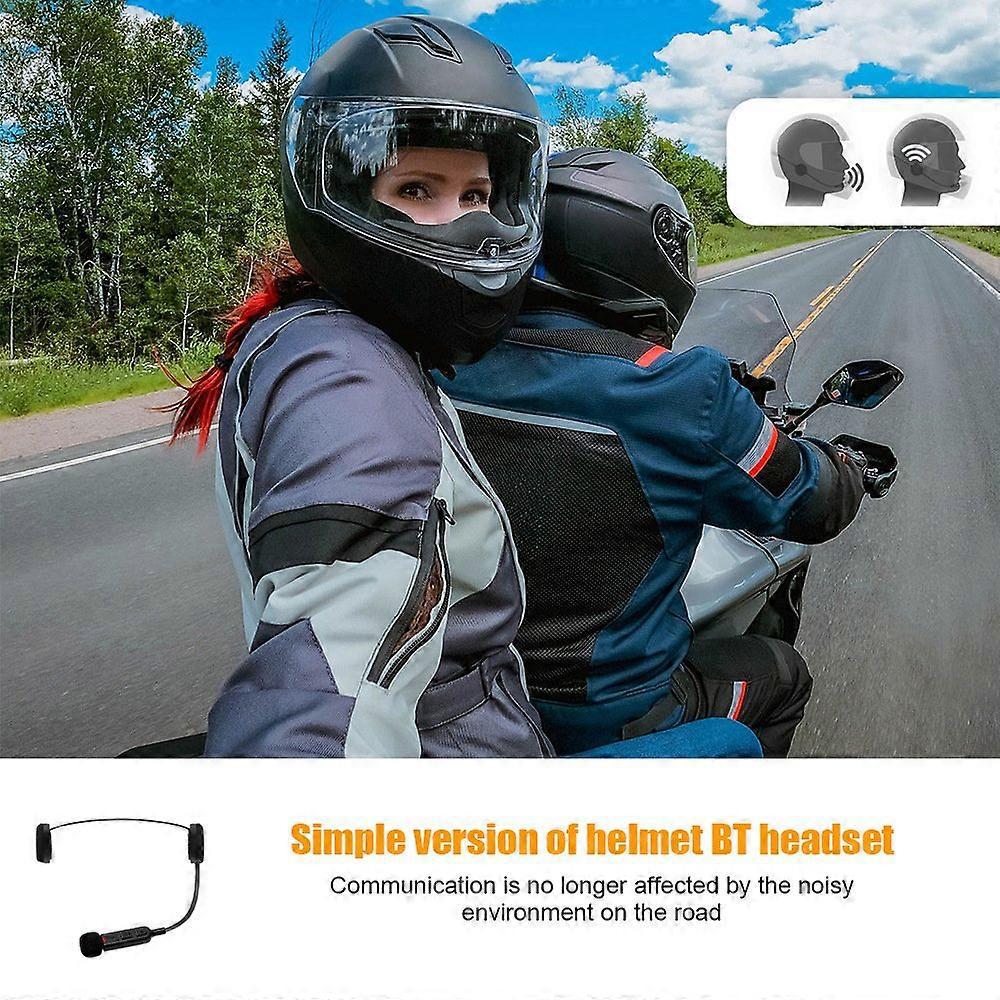 Motorradhelm-bluetooth-headset Mit Freisprechfunktion, Musik- Und Anrufsteuerung Sowie Automatischer Wiedergabe