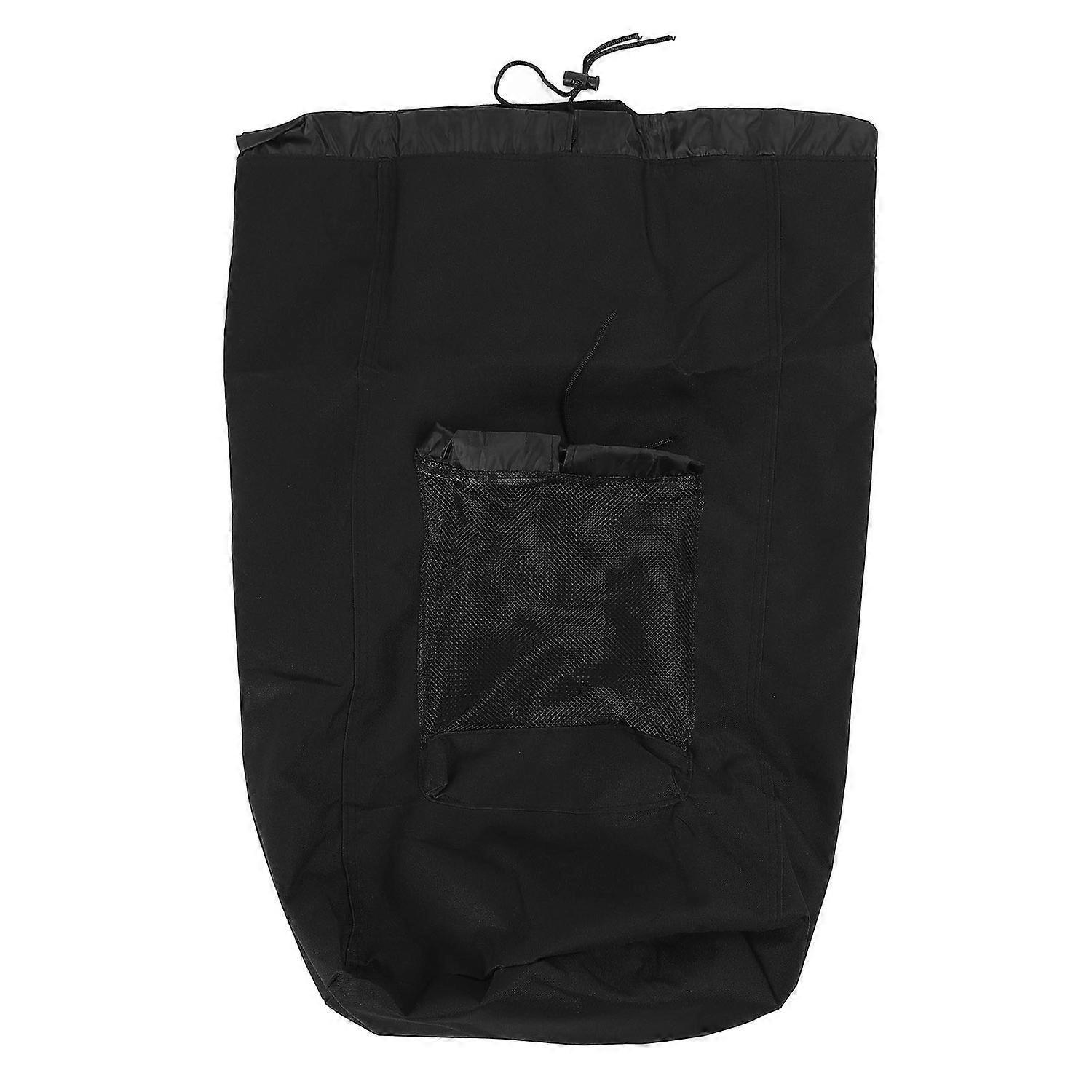 Rucksack-wäschesack, Schwarz, 600d Oxford-gewebe, Wasserdicht, Ideal Für Reisen