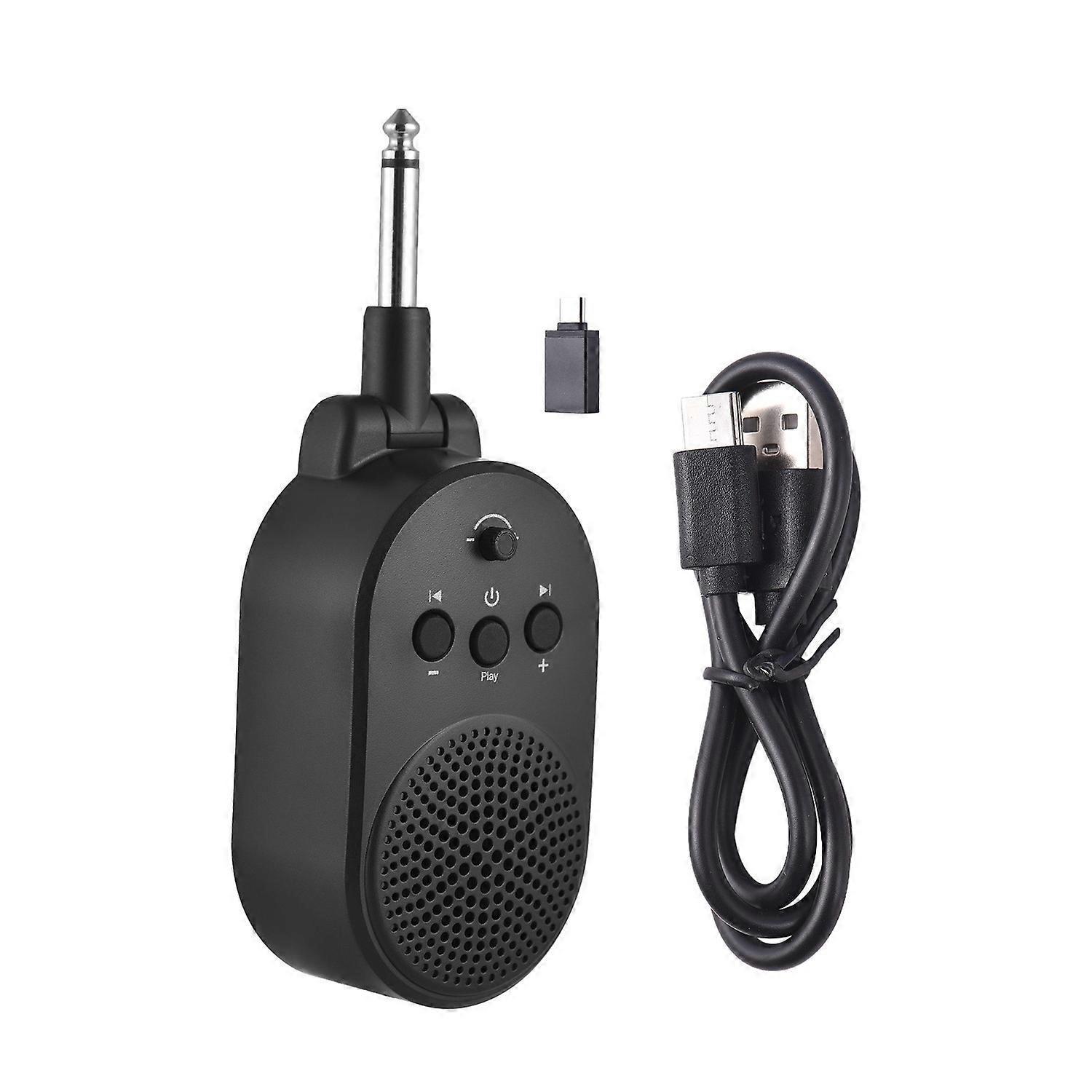 5-watt-gitarrenverstärker, Tragbarer Bluetooth-lautsprecher Mit Steckeranschluss Für Alle E-gitarren, Übungsverstärker, Typ-c-ladeanschluss