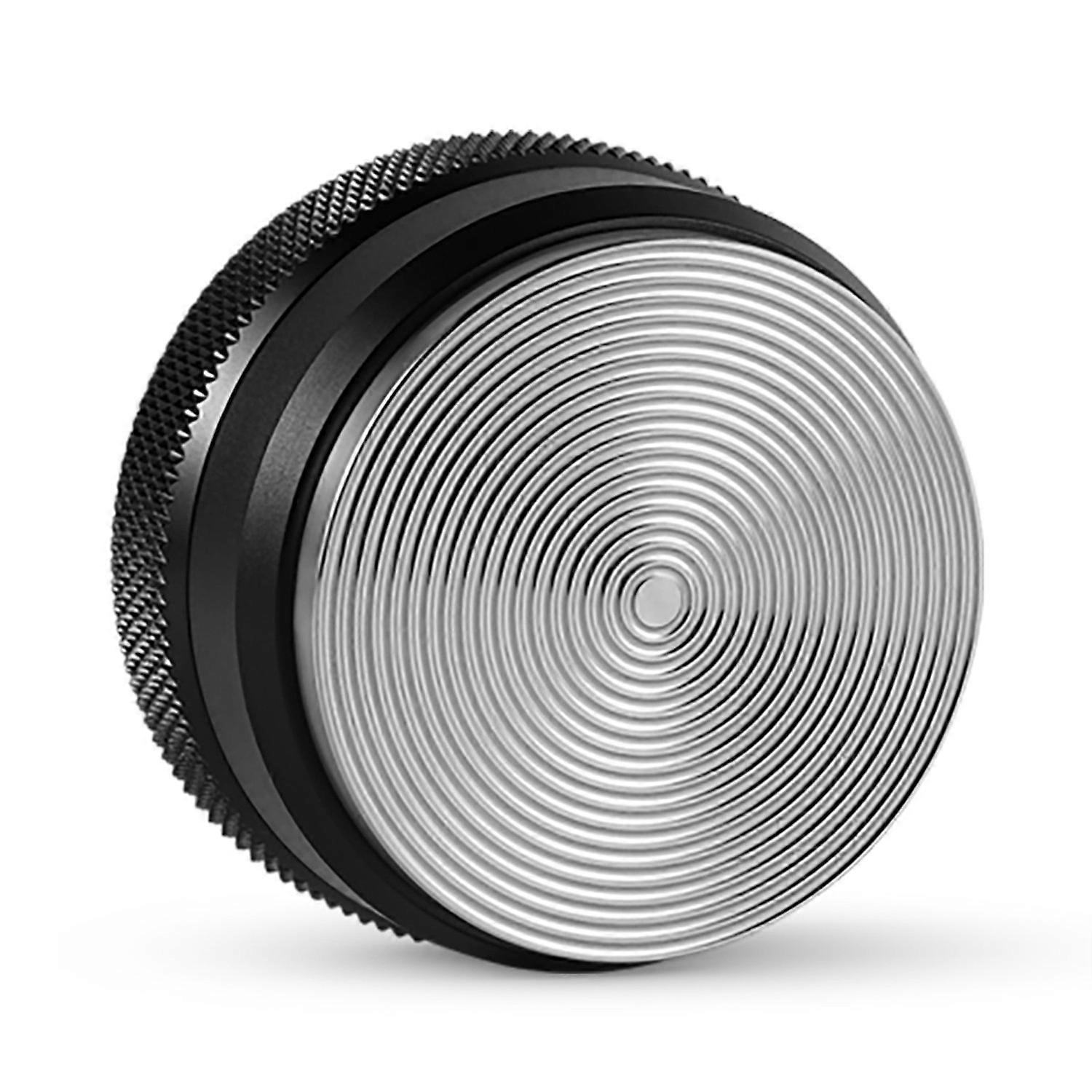 58,35 Mm Kaffeetamper, Einstellbare Tiefe, Gewindebasis Aus Edelstahl Sus 304, Gehäuse Aus Aluminiumlegierung, Walnussholz