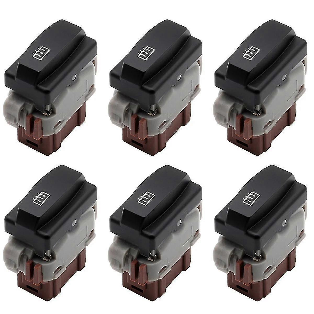 6x 253507278r Kfz-heizungsschalter 25350-7278r 6-polig Für Renault Logan 2011-2014 Renault Dusi 2011-2014--