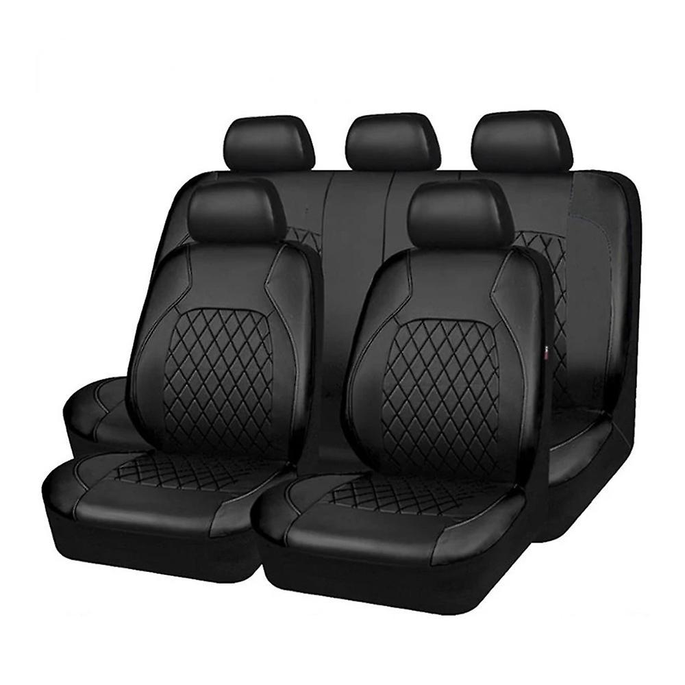 9-teiliges Autositzbezug-set Aus Pu-leder, Universeller Sitzschutz, Komplettset Für Den Fahrzeuginnenraum