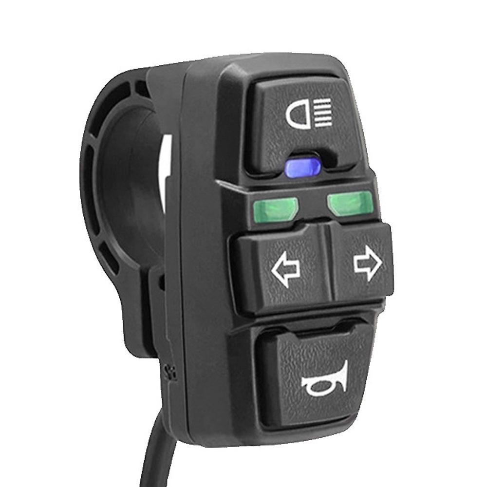 3-in-1-schalter Für Elektrofahrräder Und -roller: Scheinwerfer, Blinker, Hupe, 36v/48v Ein/aus-schalter