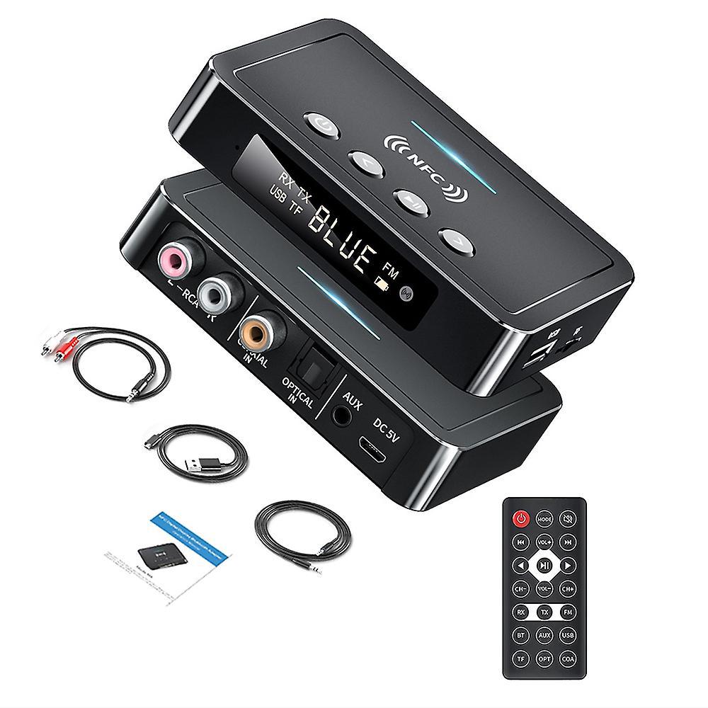 3-in-1 Bluetooth-adapter: Nfc, Bluetooth 5.0 Sender/empfänger, Fm-adapter, Unterstützung Für Geringe Latenz, Usb-stick/tf-karte/aux/rc