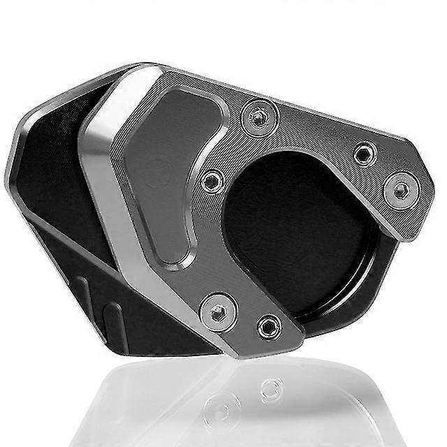 Seitenständer-vergrößerungsplatte Für Motorrad Rc 125 200 250 390 690 Enduro Smc 950 990 Adventure R – Schwarz/grau