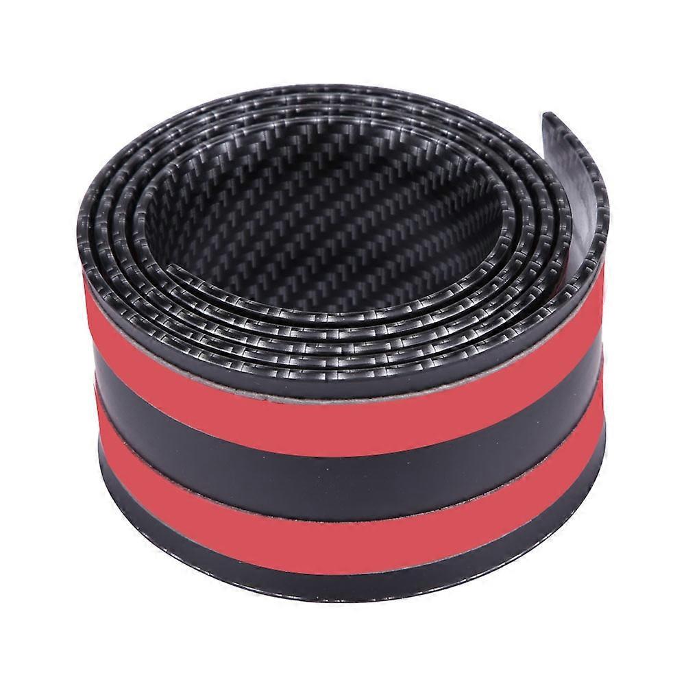 Autoaufkleber Carbonfaser-gummi-styling Türschweller-schutzleisten Universal (5 100cm)