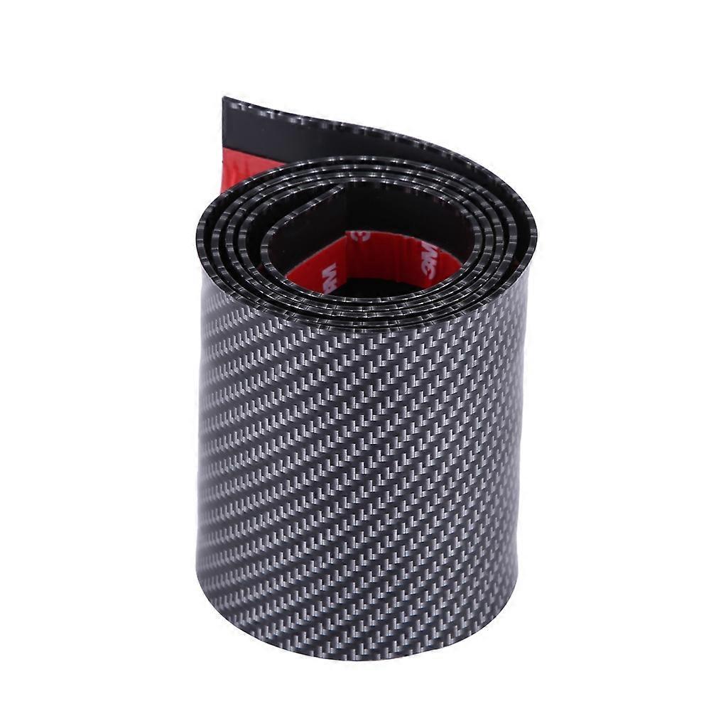 Autoaufkleber Carbonfaser-gummi-styling Türschweller-schutzleisten Universal (10 100cm)
