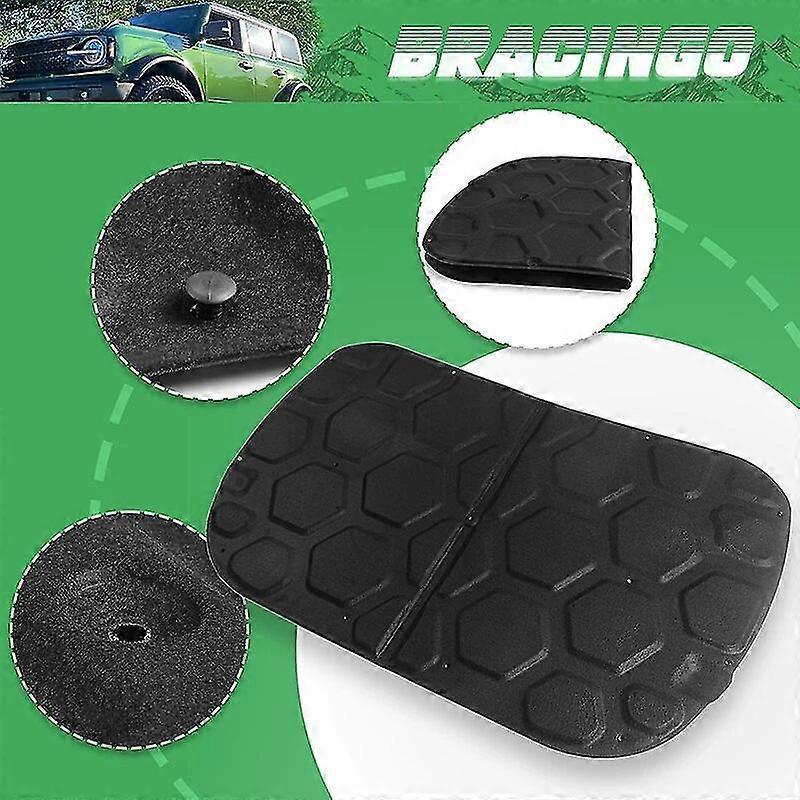 Bracingo Motorschalldämmmatte Aus Baumwolle, Wärmeschutzmatte, Abdeckung Für Ford Bronco 2022 (2022 2/4-türer), Autozubehör