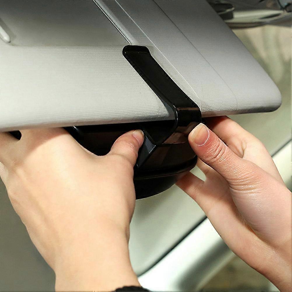 Universeller Aufbewahrungshalter Für Sonnenbrillen Im Auto Mit Clip (schwarz)