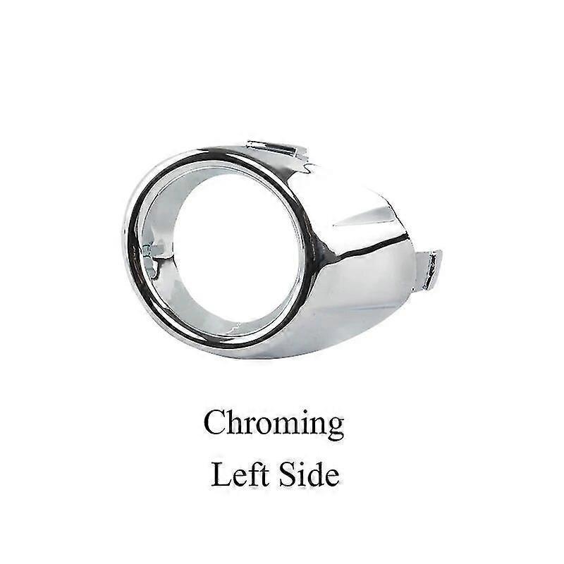 Brandneue Frontstoßstangenverkleidung Nebelscheinwerferabdeckung Für Ford Fiesta 2009-2012 Silber Chrom Schwarz --links (chrom)