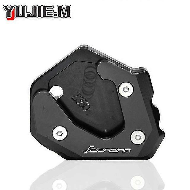 Cnc-gefräste Aluminium-seitenständer-verlängerungsplatte Für Benelli Leoncino 500, Leoncino500, Bj500, Bj500 – Schwarz