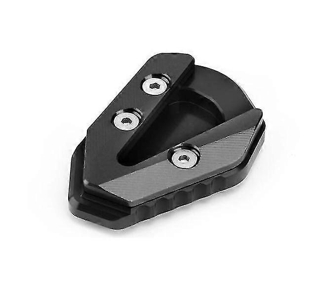 Areyourshop Cnc-gefräste Seitenständer-verlängerungsplatte Für Yamaha Yzf-r6 Yzfr6 (2017–2018) – Schwarz