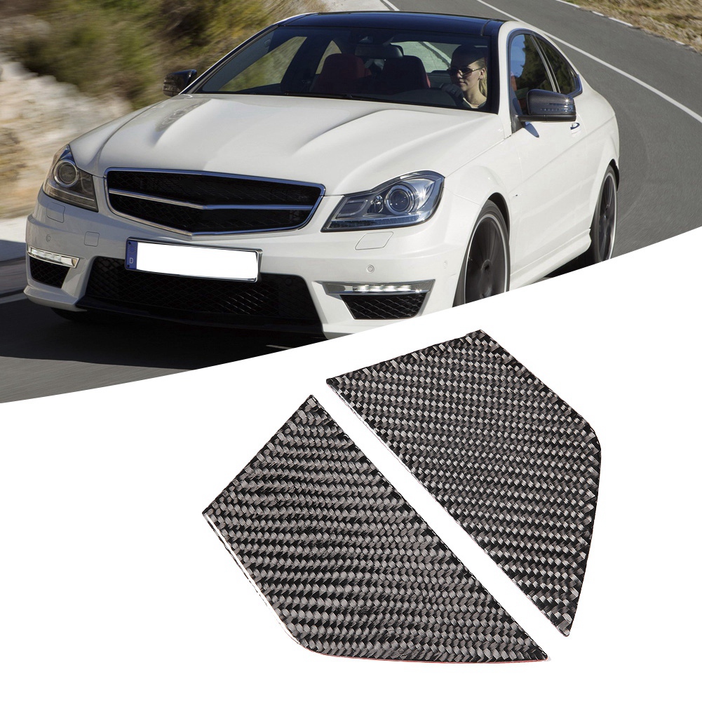 2 Stück Türverkleidungen Für Den Innenraum, Weiche Echtcarbonfaser, Passend Für Mercedes W204 07-13