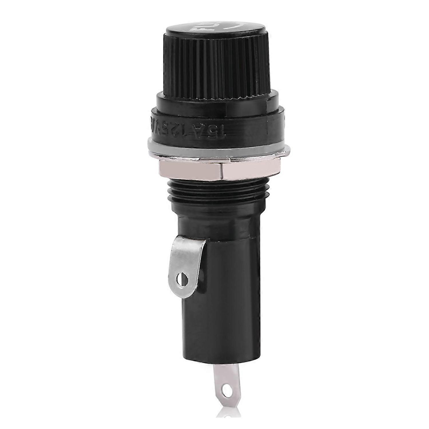 5 Stück Sicherungshalter Für Schalttafelmontage Für 6 X 30 Glassicherungen Ac 125 V 15 A / 250 V 10 A
