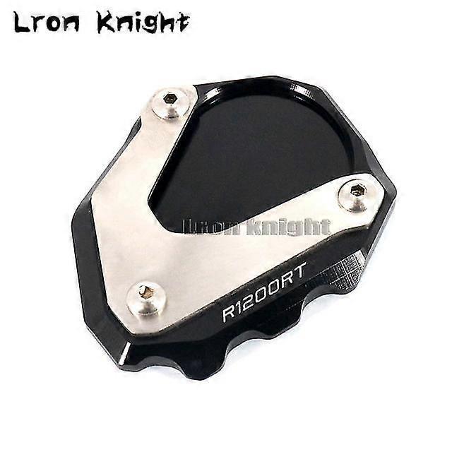 Für Bmw R1200rt R1200 Rt R 1200rt 2004-2013 Motorrad Cnc-seitenständer-verlängerungsplatte - Schwarz