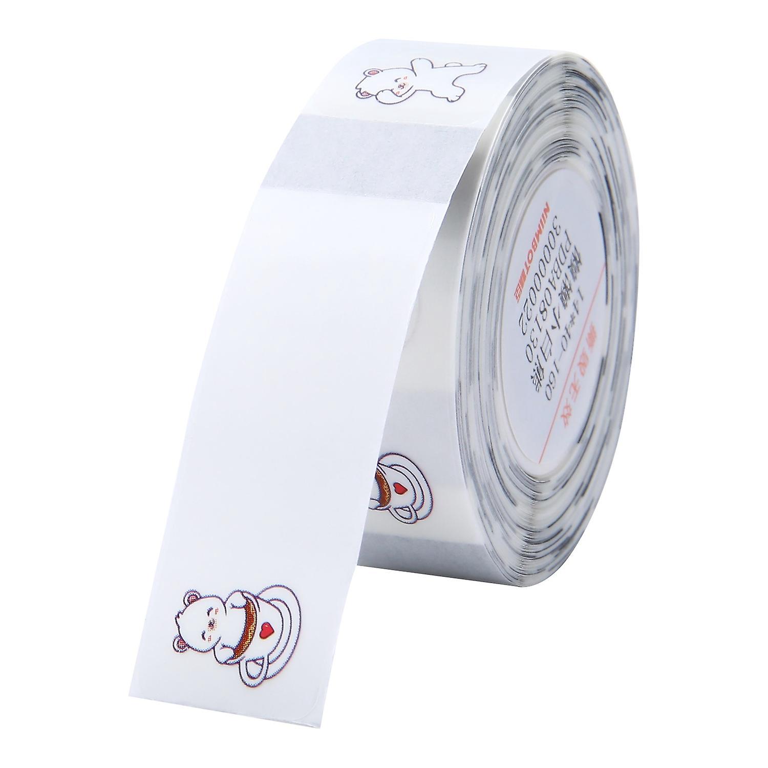 Niimbot Thermodruck-etikettenpapier, Halbtransparent, Für Etikettendrucker D11/d110/d101, Barcode-preis, Größe, Name