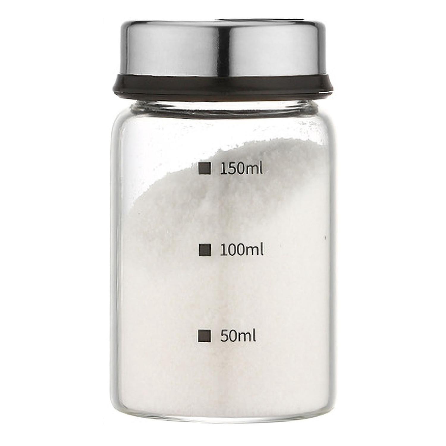 300-ml-gewürzglas Aus Glas Mit 4 Löchern, Küchenstreuer, Chilipulverglas – 15 Ml