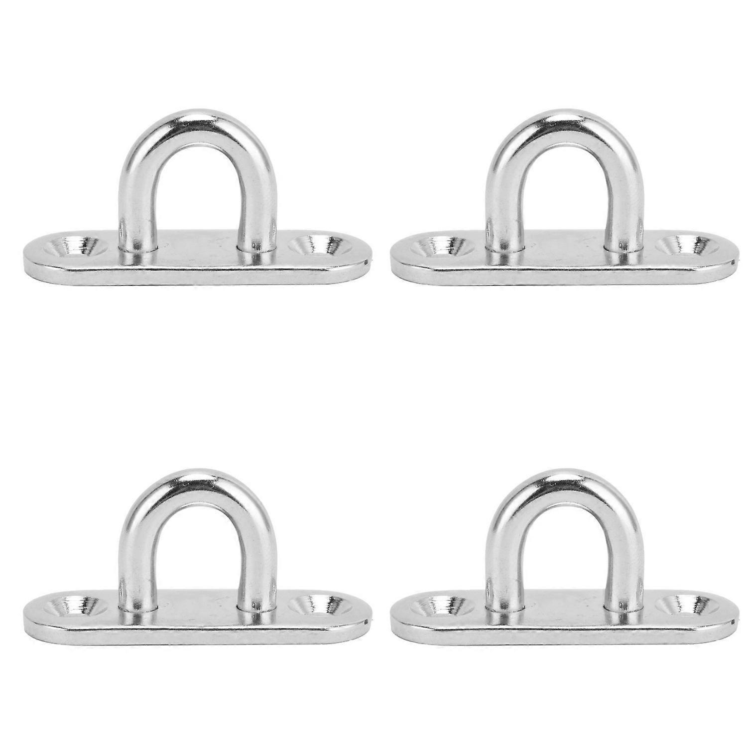Stück Ovale Haken, Ösen, Edelstahl 304, 5 Mm, Deckenbefestigung, Ösenplatte, Befestigungsschlaufen