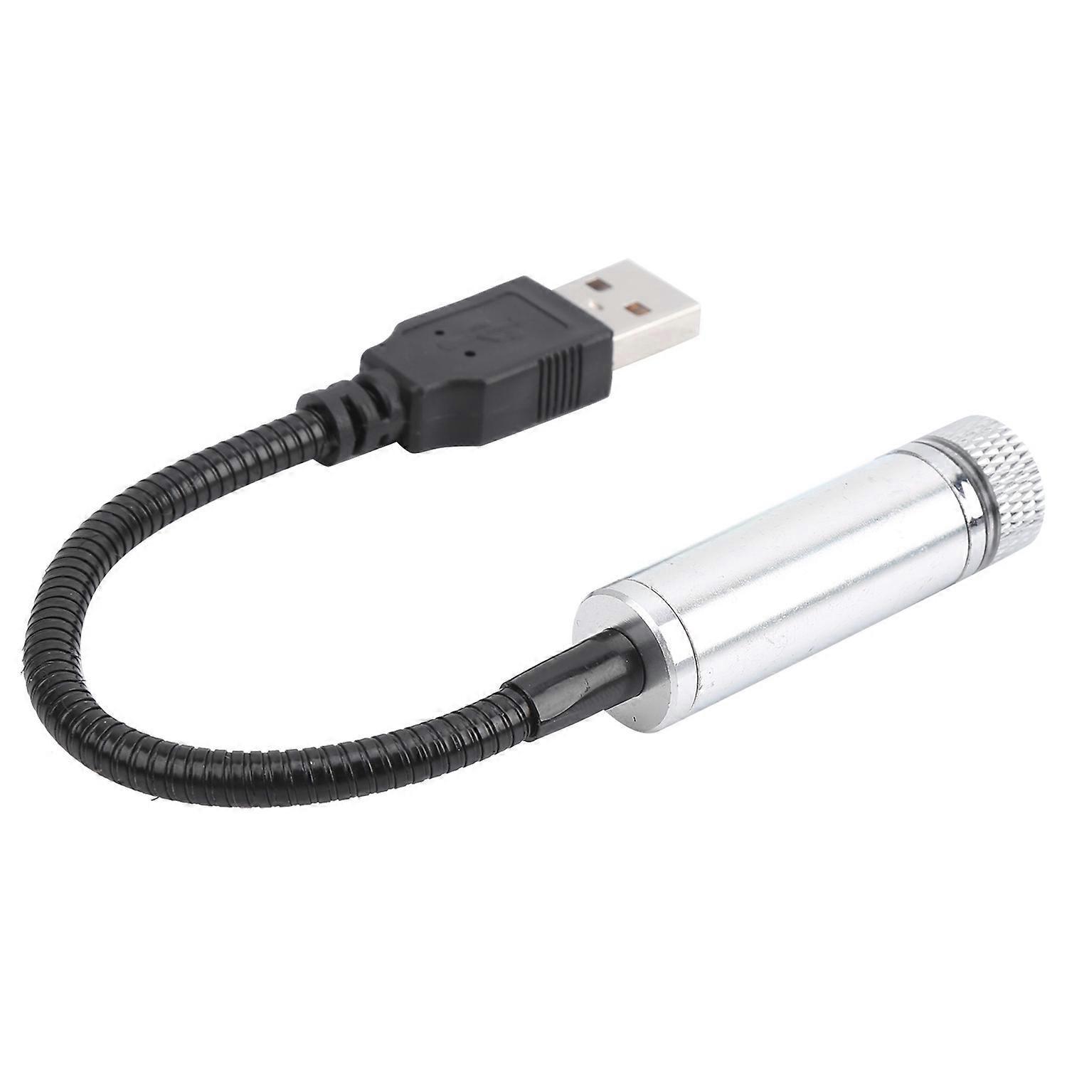 Innenraum-dachhimmel-projektor, Verstellbar, Usb-anschluss, Romantische Atmosphäre, Dekorativ, Silberfarben