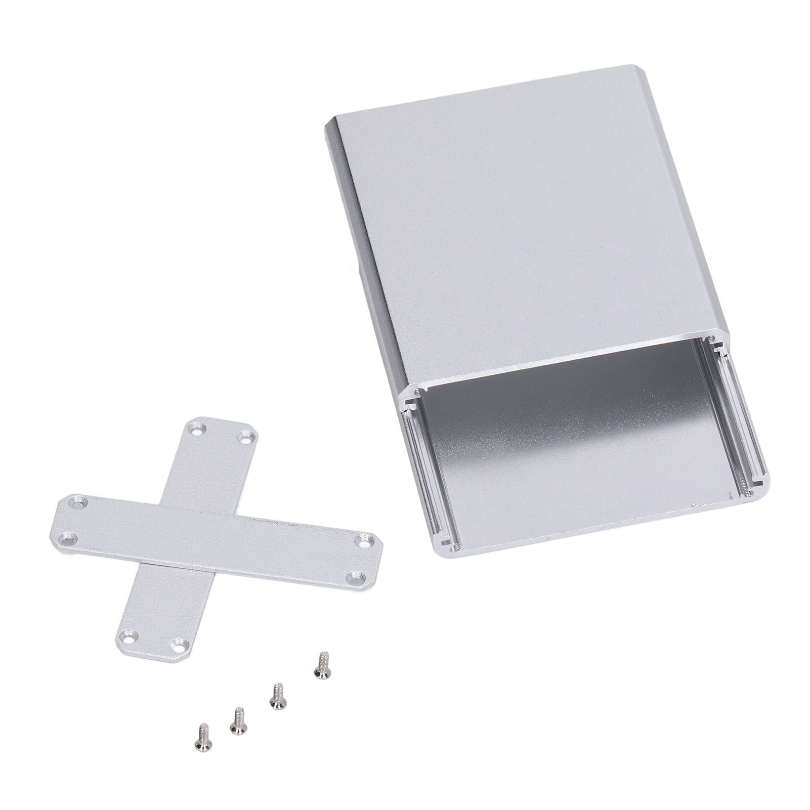 Wasserdichtes Aluminium-anschlussgehäuse, Geteilte Ausführung, Für Heimwerker, Silber