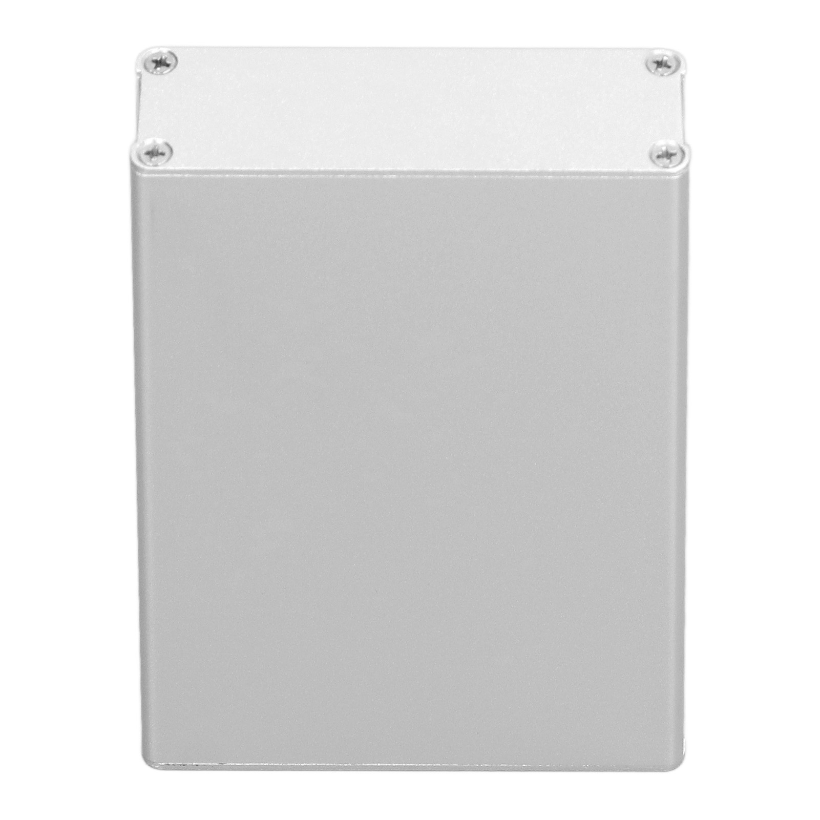 Projektbox Aus Aluminiumlegierung, Integriert, Mattsilber, Diy-instrumentenbox Für Leiterplattenverdrahtung, 22 X 74 X 110 Mm