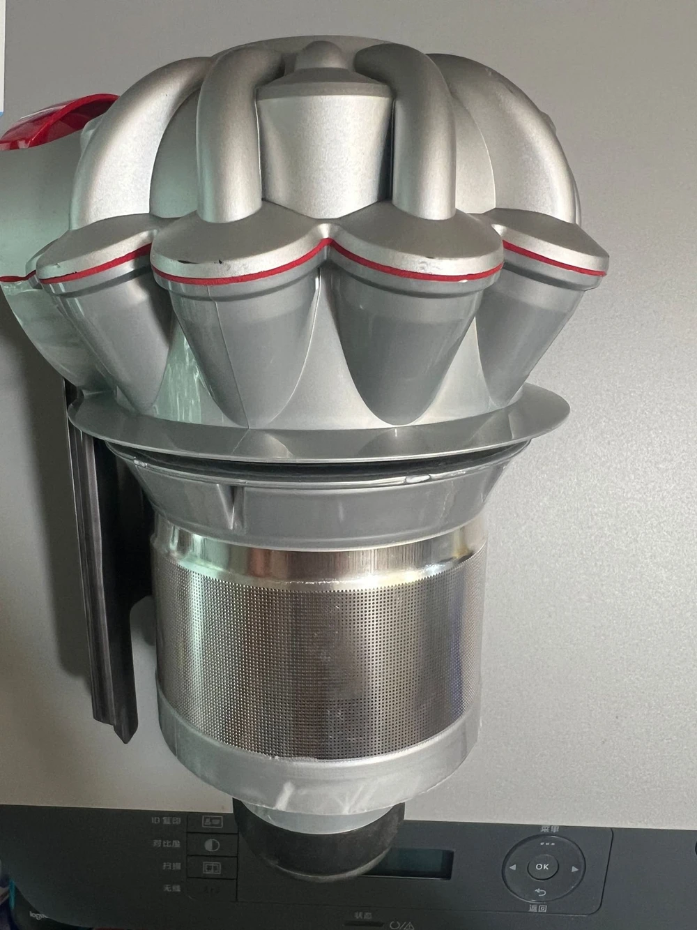 Ersatz-zykloneinheit Für Dyson V7 Und V8 Staubsauger – Reparaturteil Für Motor Und Zyklonsystem (silberne Ausführung), 1 Stück, Silber