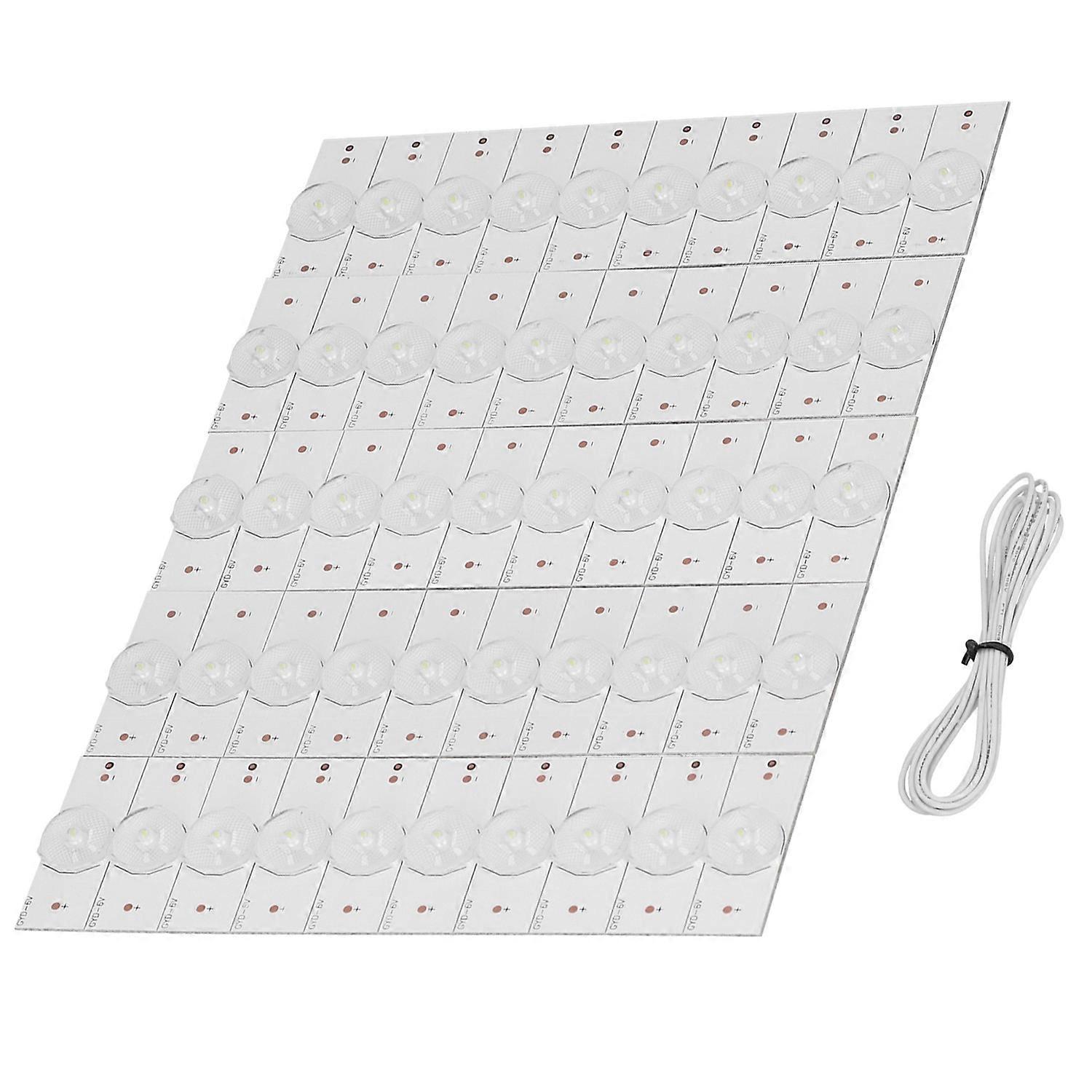 50 Stück 6v Lampenperlen, Smd-led-linsen, Tv-reparatur Mit 2 Meter Kabel, Industrielle Steuerungskomponenten
