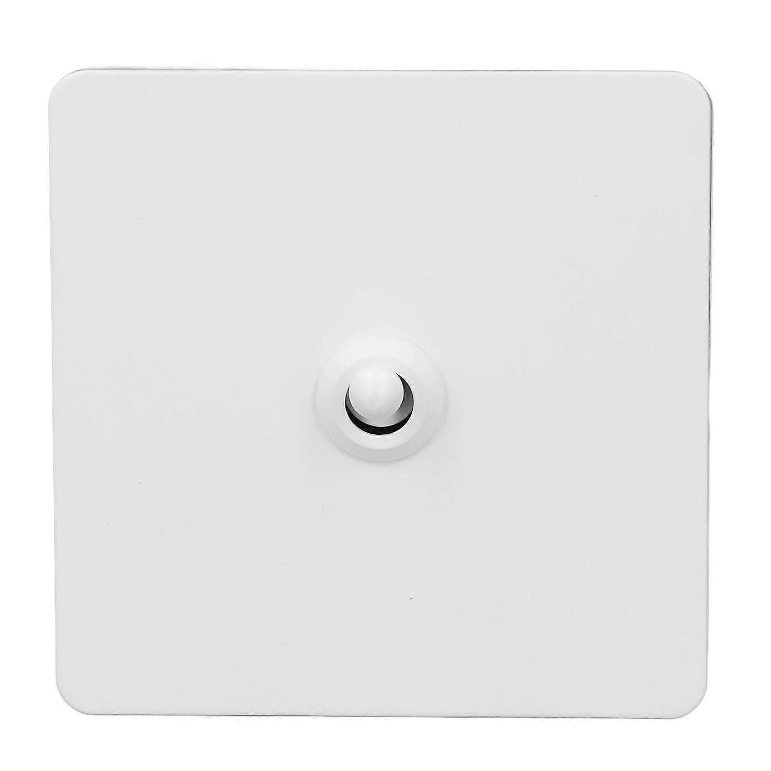 Wand-kippschalter, Einseitig Offen, Doppelfunktion, Ac250v, Quadratische Kante, Metall, Edelstahl
