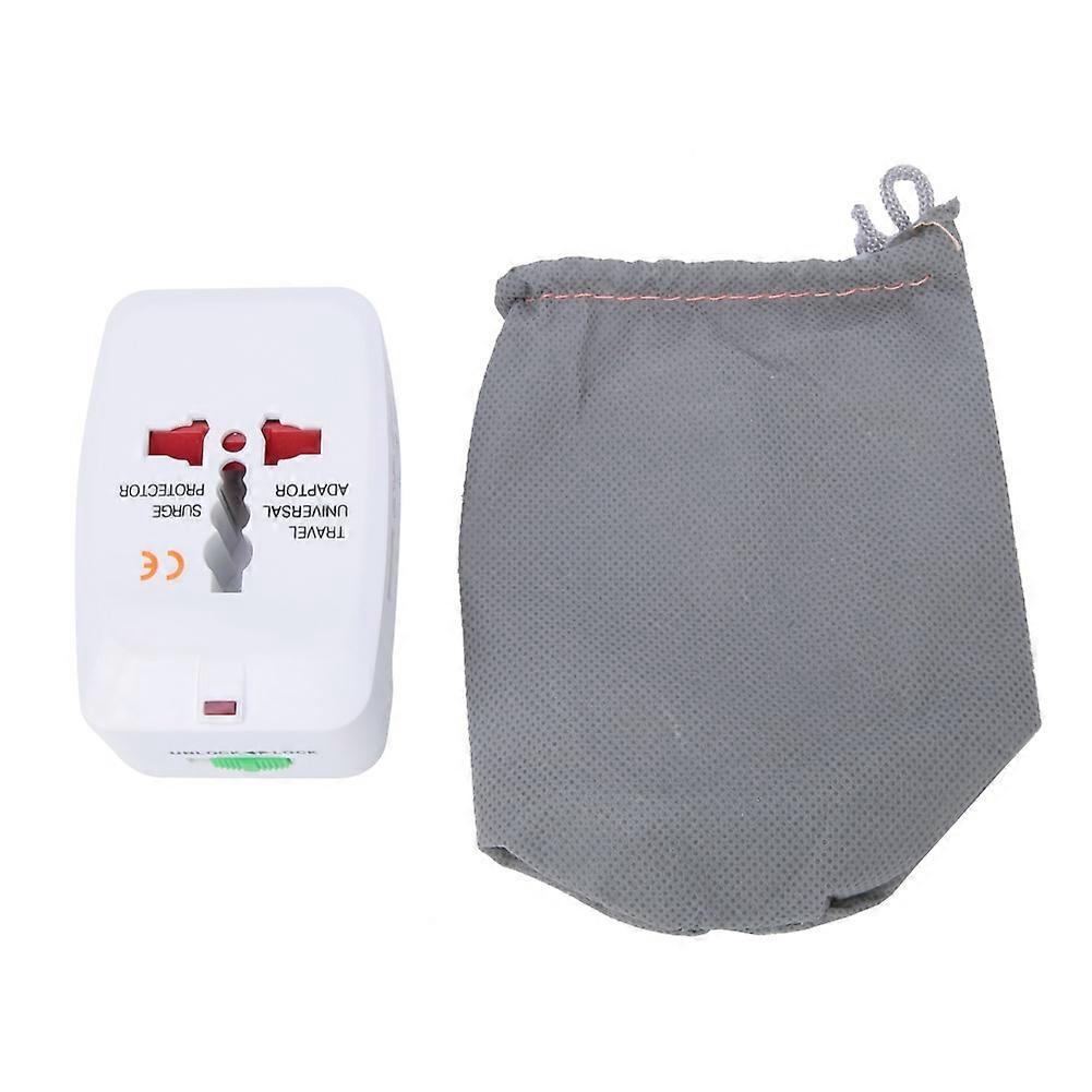 Flammhemmender Abs-reiseadapter Mit Usb-anschluss, International, 100–240 V Wechselstrom, 10 A