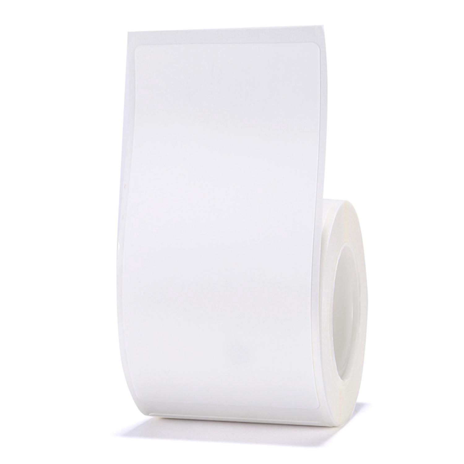 Niimbot Weißes, Unbedrucktes Thermodruckpapier Für B21 Etikettendrucker (barcode, Preis, Größe, Name) – 40 X 80 Mm, 95 Blatt