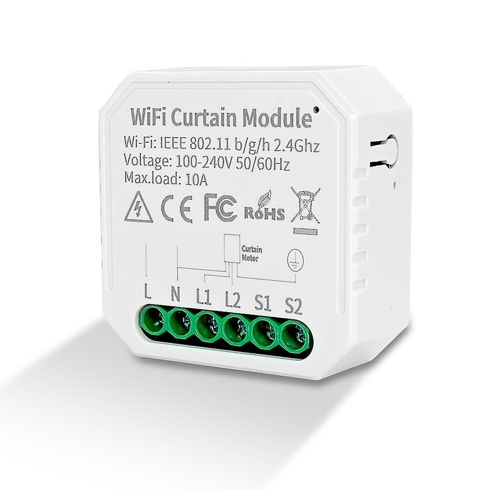 Tuya Wlan Intelligentes Vorhangmodul Schalter Steuerung Per Mobiltelefon-fernbedienung App Kompatibel Mit Alexa Und