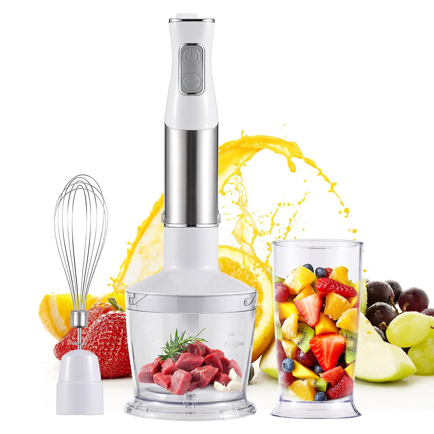 5-teiliges 600-watt-hochleistungs-haushaltsmixer-set, Bestehend Aus Schneebesen, Mahlwelle Und Fleischwolfschüssel.