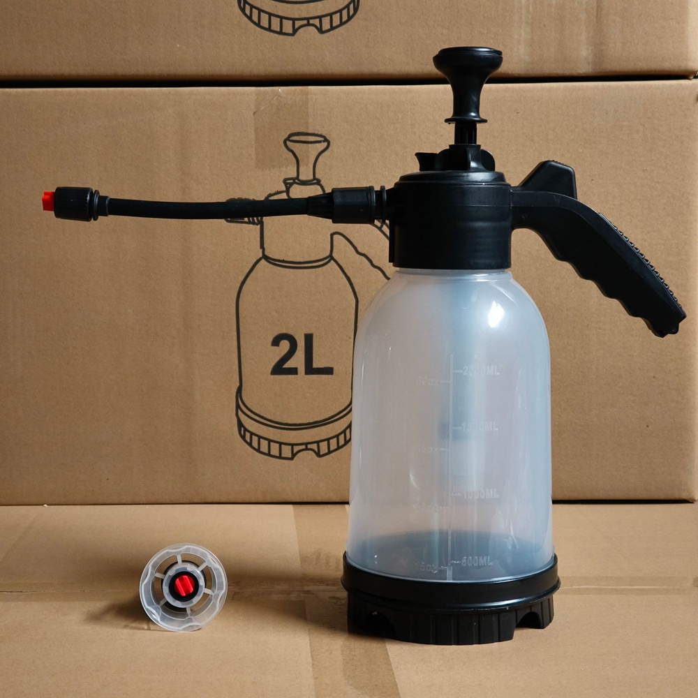 2-liter-schaumsprühgerät Mit Universaldüse – Korrosionsschutzsprühgerät Für Garten, Desinfektion Und Autowäsche, 1 Stück, Weiß