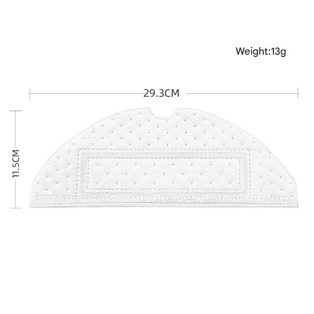 5er-pack Einweg-wischpads Für Saugroboter, Kompatibel Mit Roborock S7 Maxv Ultra G10s Pro – Ersatzreinigungstücher, 5 Stück, Weiß