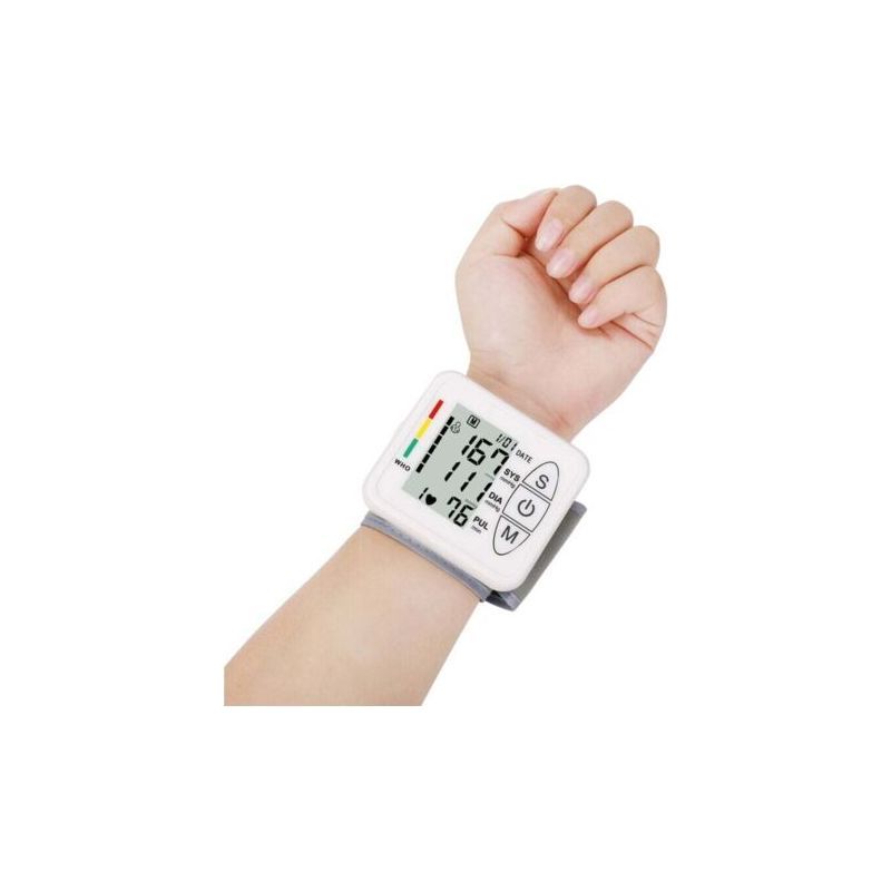 Paar Elektronische Blutdruckmessgeräte Fürs Handgelenk Mit Arrhythmieerkennung, Großem, Hintergrundbeleuchtetem Lcd-display, Intelligenter Sprachführung, Dual-user-modus Und 2 X 99 Speicherplätzen