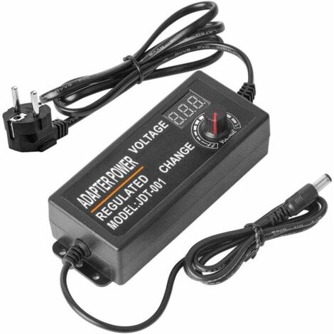 Pair Dc3-12v 5a 60w Einstellbarer Beleuchtungstransformator Mit Einstellbarem Netzschalteradapter Und Display, 5a Led-streifenlichttreiber Für Ac100v-240v Eingang