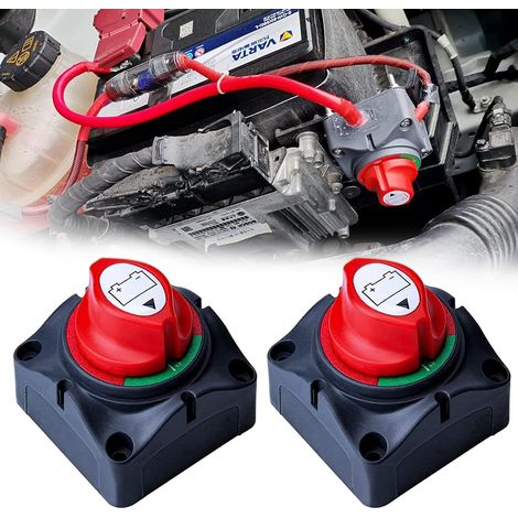 Pair 2er-pack 12v-24v/300a Batterietrennschalter Batterietrennschalter, Wasserdichter Batterietrennschalter Batterietrennschalter Für Autos, Boote, Fahrzeuge