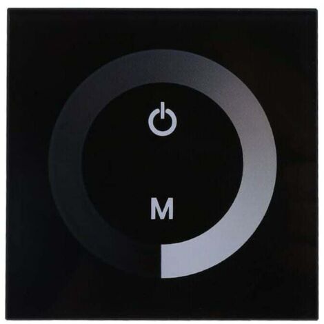 Pair Dimmbare Leuchte, Dimmbares Led-touchpanel, Monochromer Dimm-wandschalter, Geräuschloser 12-24-v-led-streifen Mit Touchpanel Und Bedienungsanleitung