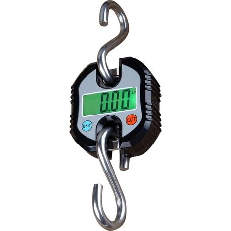 Pair Hängende Gepäckwaage, Angelwaage, Bis 150 Kg Mit Lcd-anzeige Und Gewichtszählfunktion, 2 Abnehmbare Haken, Gepäckwaage Für Reisen, Angeln, Jagen, Outdoor-aktivitäten (schwarz)