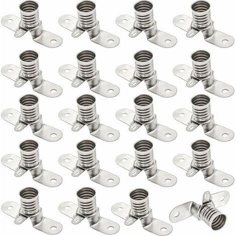 Pair E10-lampenfassung, 20 E10-led-lampen (6 V) Mit Lötanschlüssen Für Heimexperimente, Schaltungen Und Elektrische Prüfzubehörteile