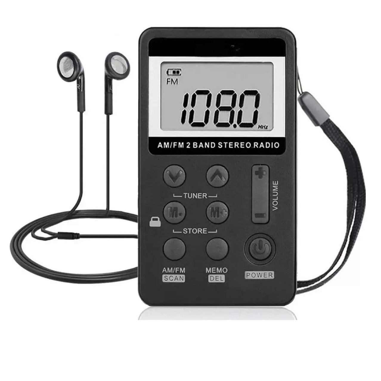 Tragbares Digitales Am/fm-stereo-radio, Wiederaufladbares Mini-taschenradio Mit Lcd-bildschirm, Usb-ladefunktion Und Kopfhörern Im Lieferumfang Enthalten, Ideal Für Ältere Menschen, Die Zu Fuß Unterwe
