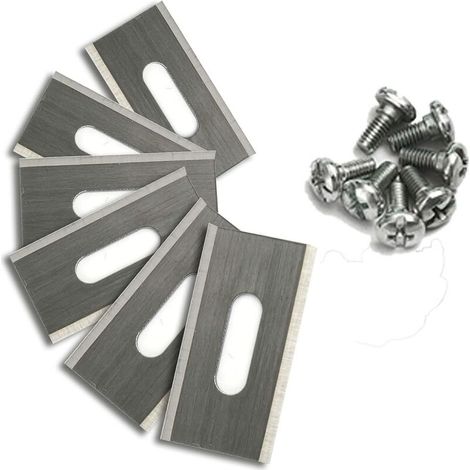 Pair Packung Mit 30 Edelstahl-trimmerklingen Für Husavarna 35,8 X 18,5 X 0,65 Mm (silber)