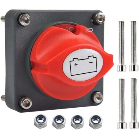 Pair 12v/24v 300a Batterietrennschalter, Wasserdichter Batterietrennschalter Für Auto, Boot, Schifffahrt, Motorrad Und Fahrzeuge