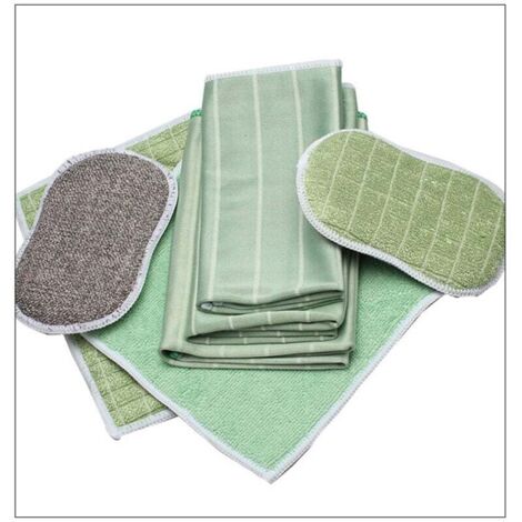 Pair Set Mit 6 Bambus-mikrofasertüchern – Reinigen Und Polieren Sie Alle Glatten Und Empfindlichen Oberflächen – Glas, Autokarosserien, Cerankochfelder, Gläser, Bildschirme